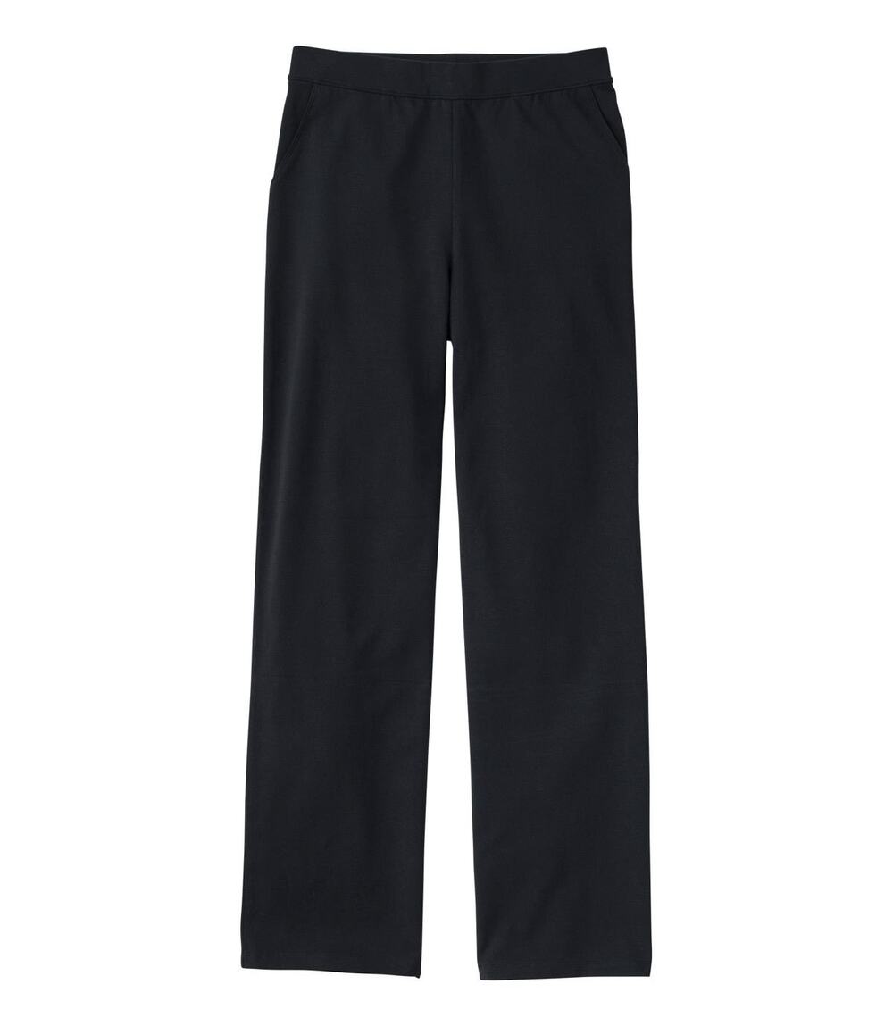 L.L.Bean Women’s Perfect Fit Pants Black XL Regular Stretch Cotton Lycra NWT $65